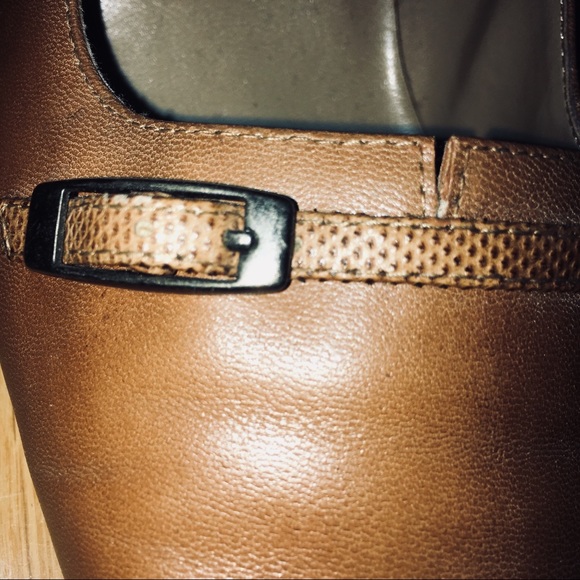 Bandolino Square Toe Heel in Camel 8.5M - Picture 2 of 8